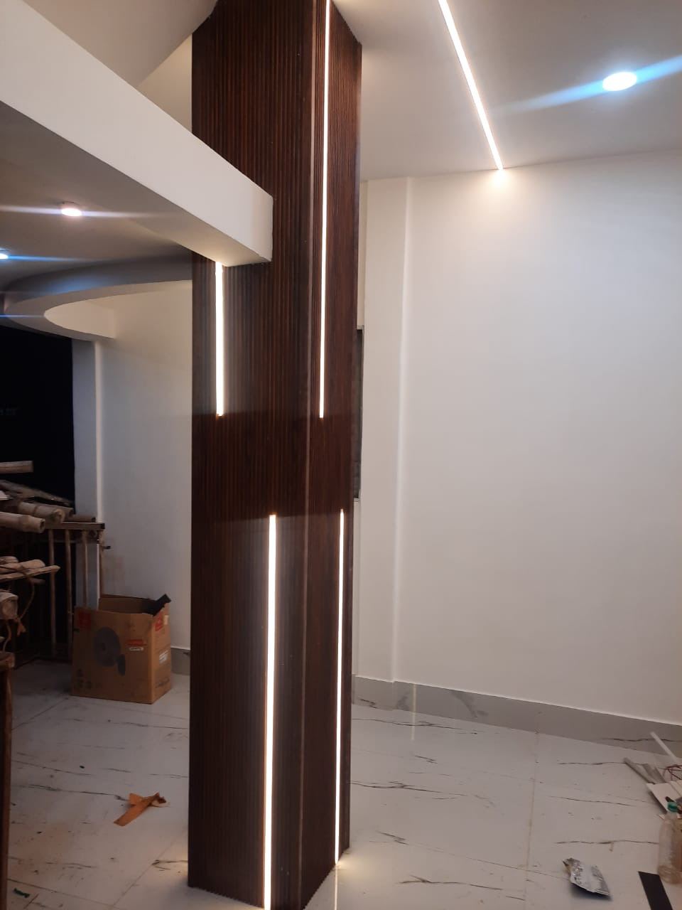 Fluted column